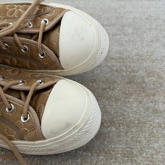 Converse All Star Lift Quilted High Top Platform Sneakers Shoes 10.5 - Picture 7 of 10